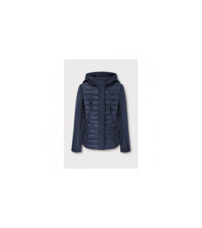 NEOPRENE QUILTED JACKET NAVY BLUE (B1062-30) striukė