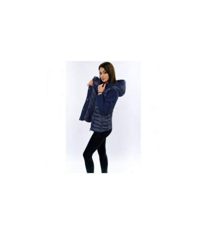NEOPRENE QUILTED JACKET NAVY BLUE (B1062-30) striukė