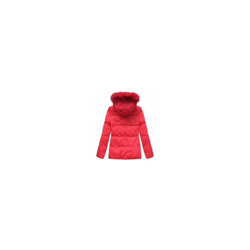 SHORT QUILTED RED JACKET (7694) striukė
