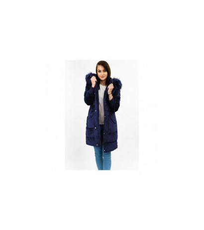 STRIPED JACKET WITH NAVY BLUE (7764) striukė