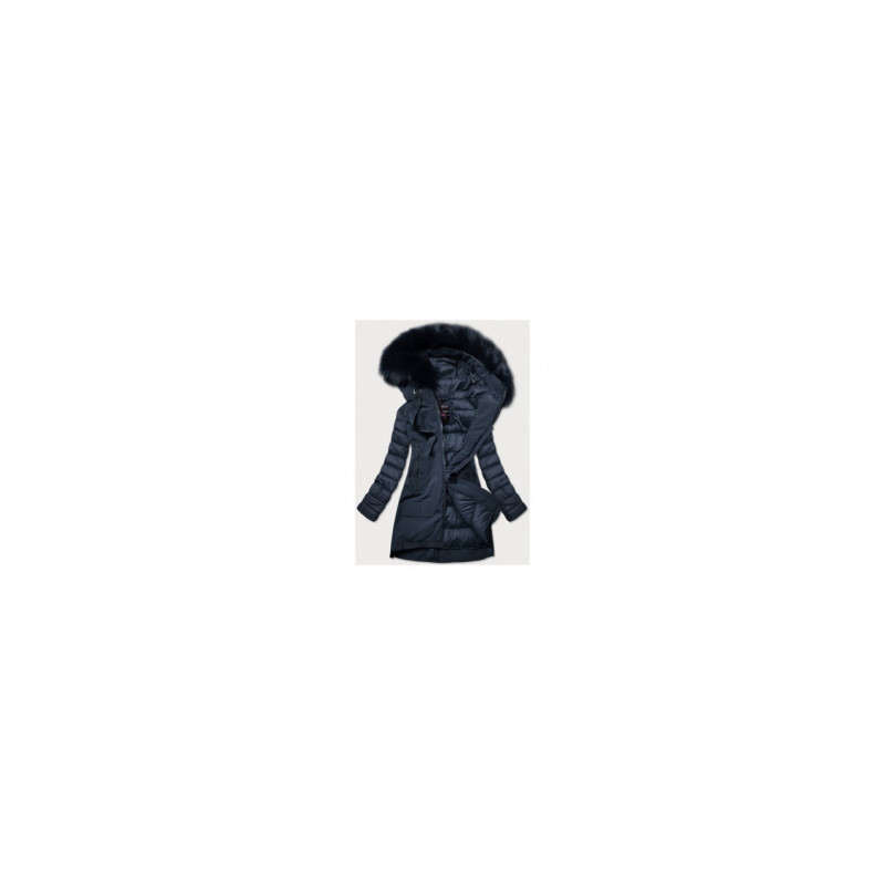 COMBINED MATERIAL JACKET NAVY BLUE (7708) striukė