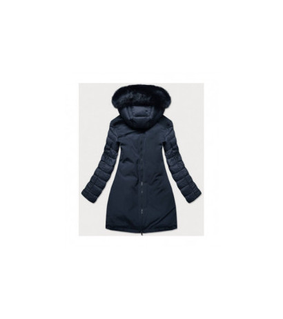 COMBINED MATERIAL JACKET NAVY BLUE (7708) striukė
