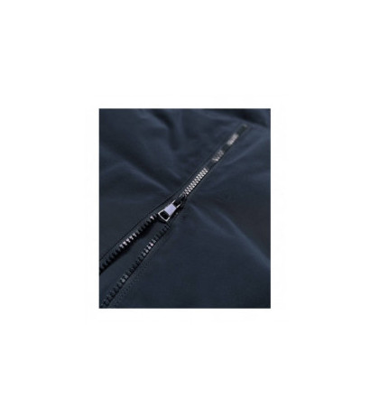 COMBINED MATERIAL JACKET NAVY BLUE (7708) striukė