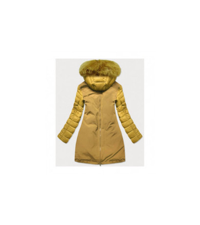 COMBINED MATERIAL JACKET YELLOW (7708) striukė