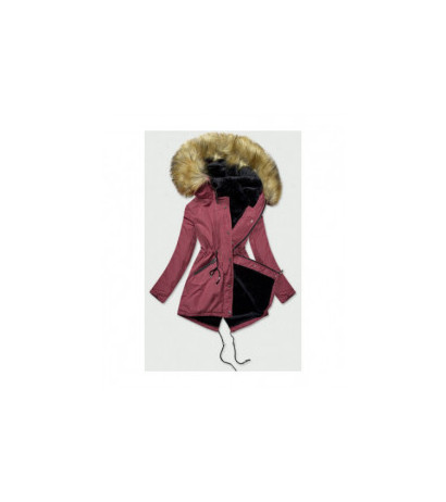 PINK PARKA JACKET (B2628) striukė