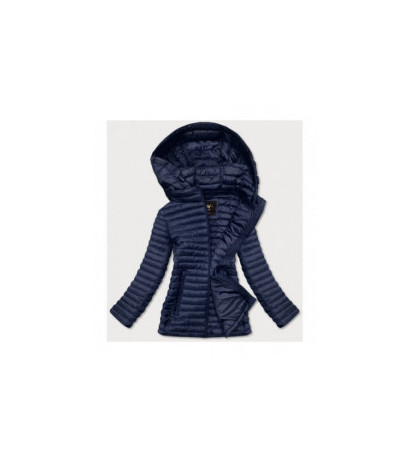 QUILTED HOODED JACKET RED (7218) striukė