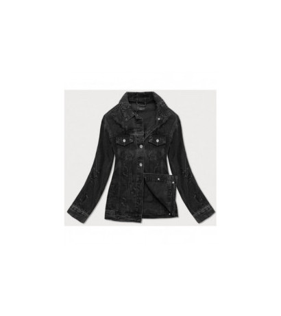 LONG JEANS JACKET WITH HOOD (C073) striukė