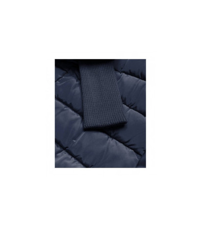 LONG JACKET WITH HOOD BLACK (PM7231) striukė