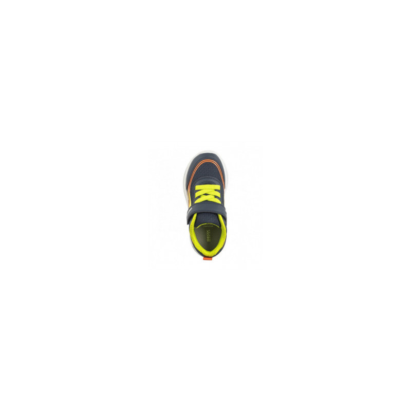 Geox J Sprintye B.B - Mesh+Geobuck Navy/Lime J45GBB 01454 C0749 (GE145-a) sports shoes