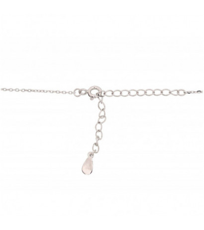 Hõbekaelaehe 2500134(PRh-Gr)_CZ+PL, Hõbe 925°, roodium (kate), Tsirkonid , Pärlmutter