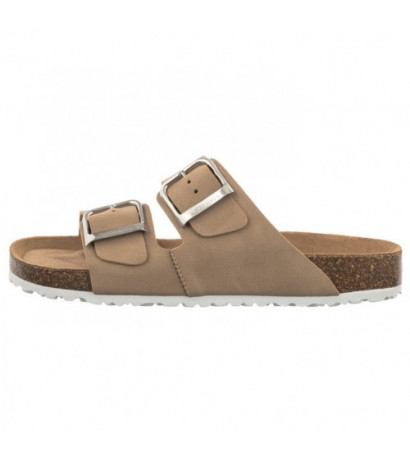 Tamaris Beżowe 1-27533-42 353 Taupe Nubuc (TM445-b) Sieviešu apavi/Flip Flops