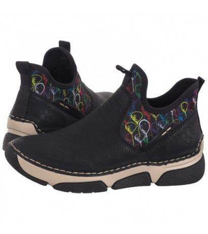 Rieker Czarne 45957-00 Black (RI194-a) kurpes
