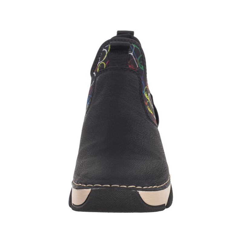Rieker Czarne 45957-00 Black (RI194-a) batai