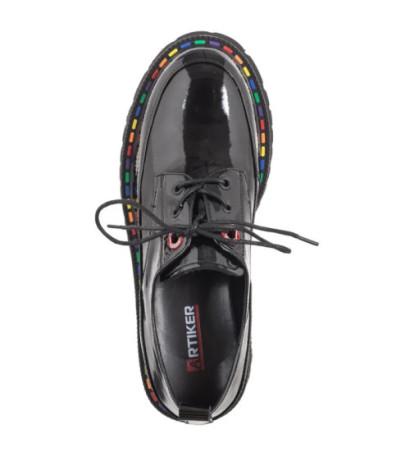 Artiker Czarne Lakierowane 55C0497 (AR135-a) kurpes