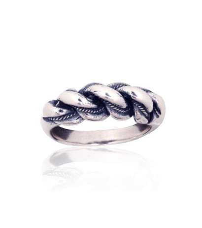 Silver ring 2101990(POx-Bk), Silver 925°, oxide (Plating)