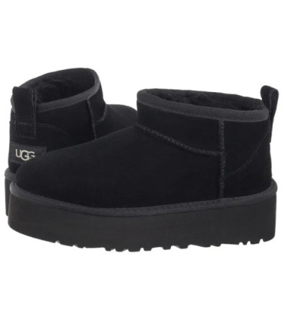 UGG Kids Classic Ultra Mini Platform 1157791K BLK (UA115-b) kurpes