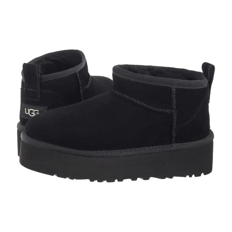 UGG Kids Classic Ultra Mini Platform 1157791K BLK (UA115-b) shoes