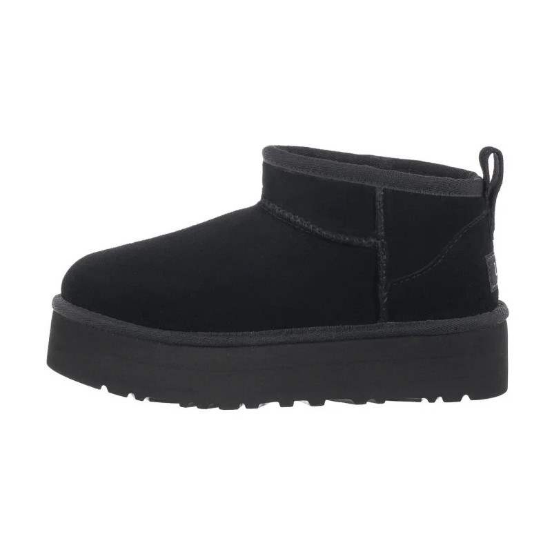 UGG Kids Classic Ultra Mini Platform 1157791K BLK (UA115-b) kurpes