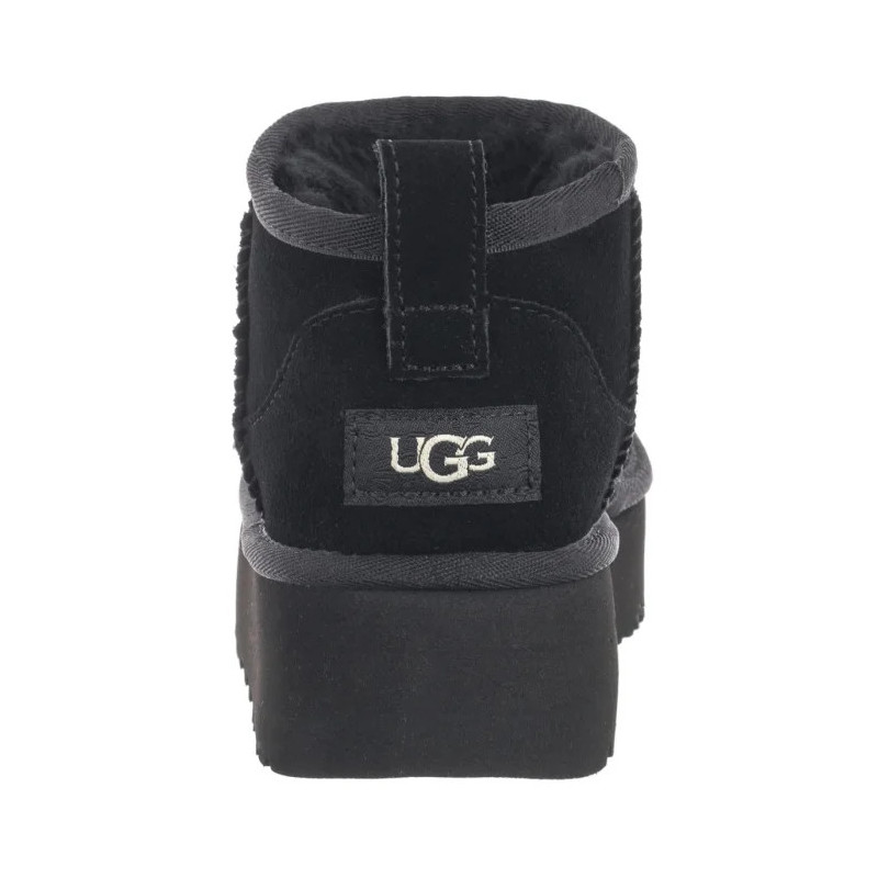 UGG Kids Classic Ultra Mini Platform 1157791K BLK (UA115-b) kurpes