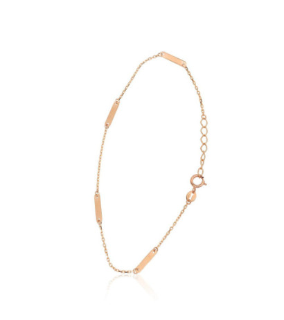 Gold bracelet 1600102(Au-R), Red Gold 585°