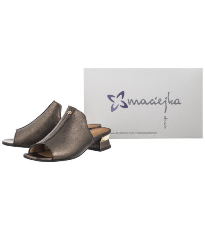Maciejka Grafitowe 06360-20/00-5 (MA1211-b) Sieviešu apavi/Flip Flops
