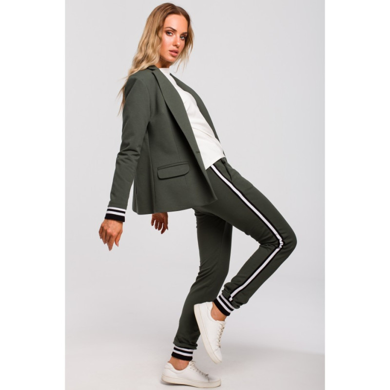 M459 Żakiet ze ściągaczem w mankietach - militarno-zielony