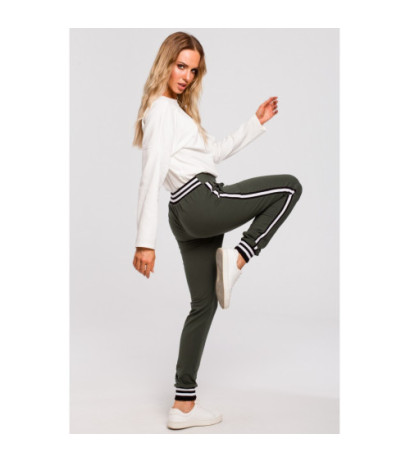 M460 Spodnie ze ściągaczem - militarno-zielone