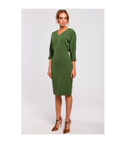 M464 Sukienka z luźną górą - zielona