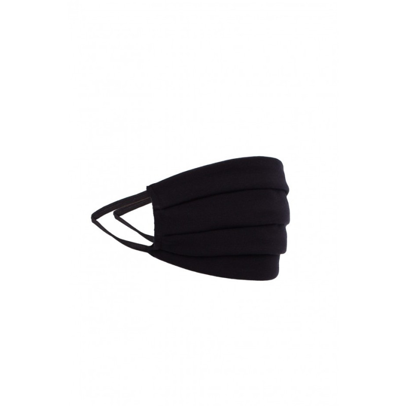 Bawełniana maseczka dwuwarstwowa - czarna