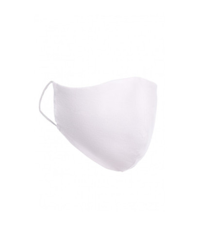 Profilowana maseczka bawełniana - biała