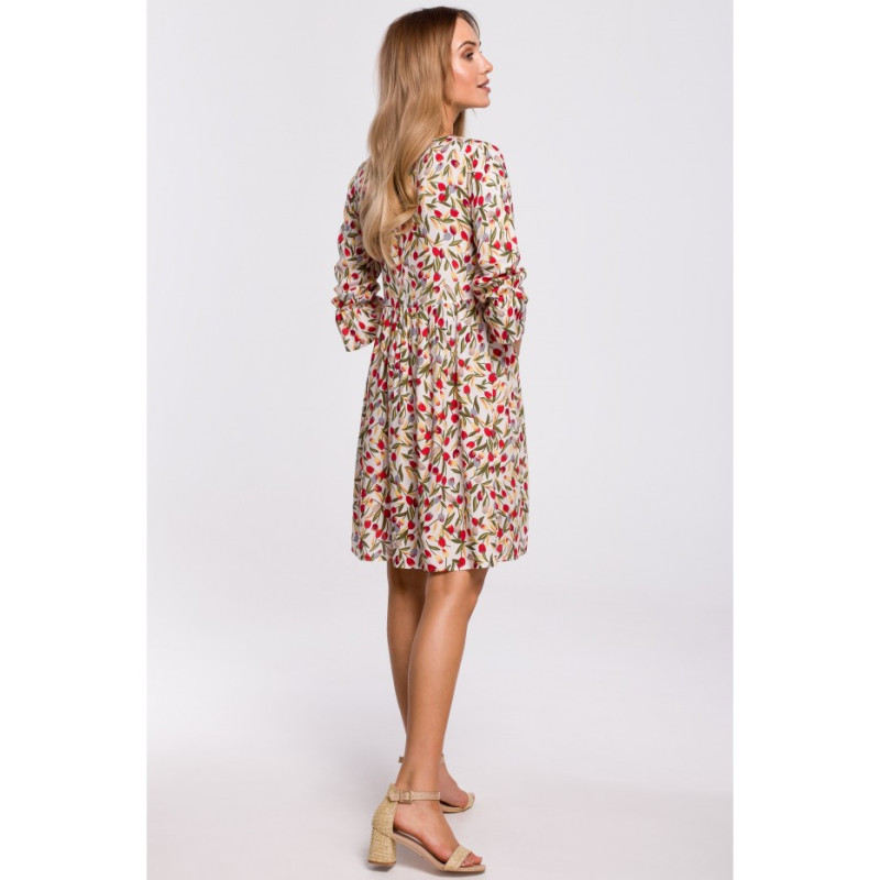 M521 Sukienka z falbaną - model 5