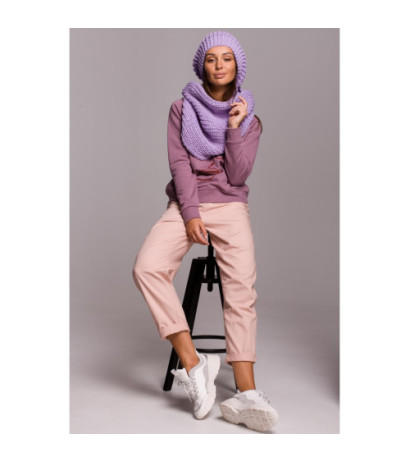 BK061 Szeroki komin - lawendowy