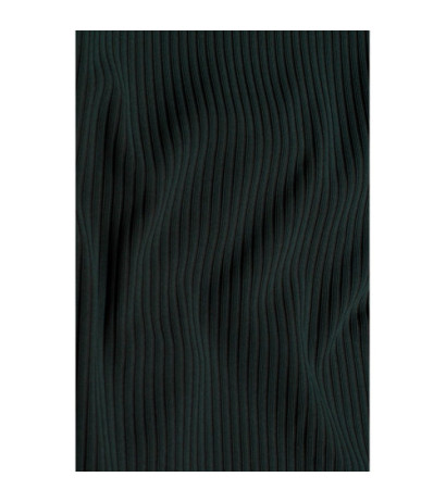 M542 Sukienka dopasowana z półgolfem - zielona