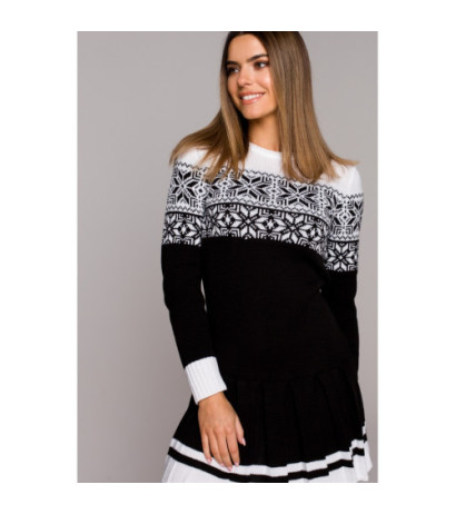 MXS01 Christmas sweater dress - black
