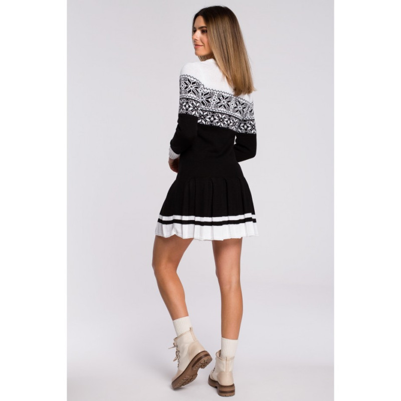 MXS01 Christmas sweater dress - black