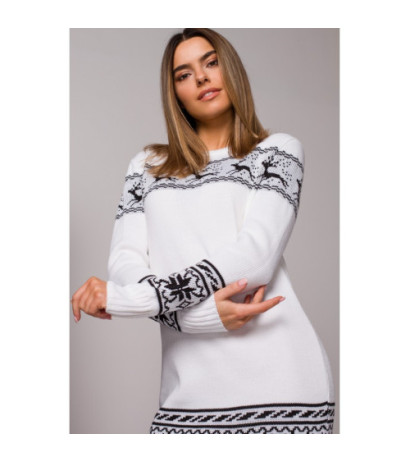 MXS02 Dress with Christmas motif - white