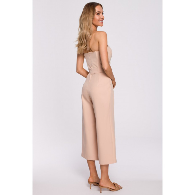 M571 Kombinezon Gorsetowy - beżowy