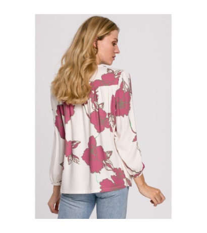 K099 Bluzka z bufiastymi rękawami - model 2