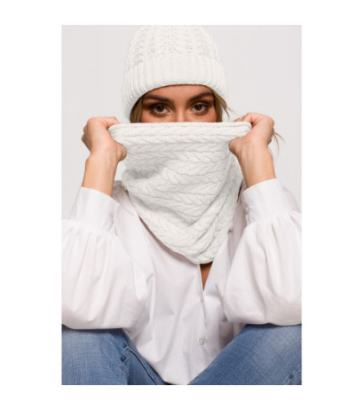 BK082 Komin splot warkocz - ecru