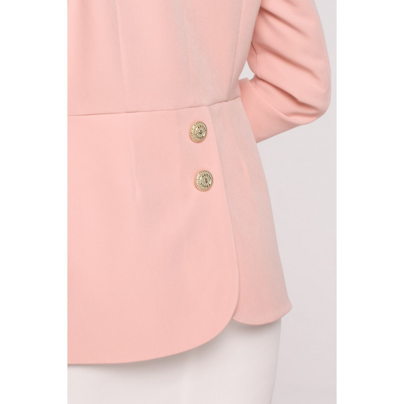 M665 Żakiet frak - pudrowy