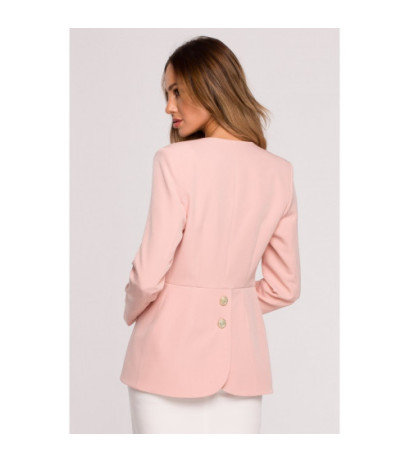 M665 Żakiet frak - pudrowy