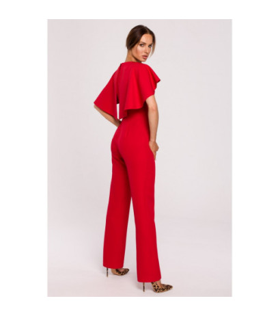 M670 Kombinezon z peleryną - czerwony