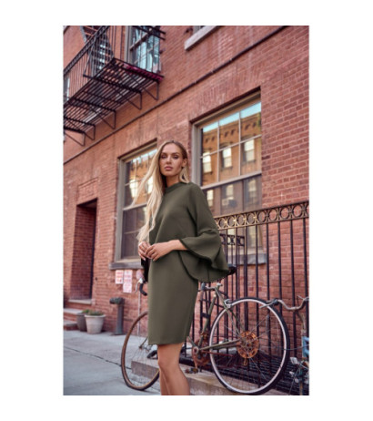 M698 Sukienka o fasonie litery A - khaki