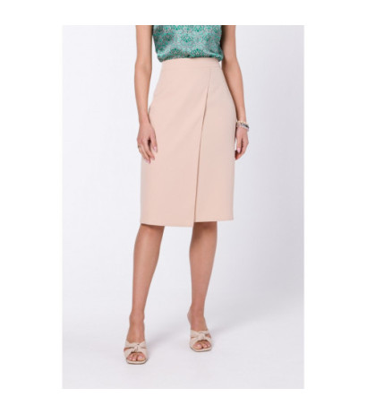 S343 Spódnica - beżowa