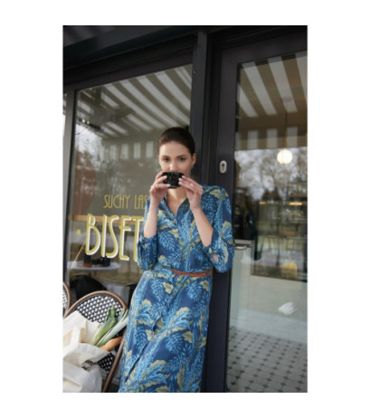 B259 Sukienka rozpinana na przodzie - model 2