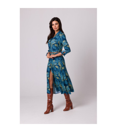 B259 Sukienka rozpinana na przodzie - model 2