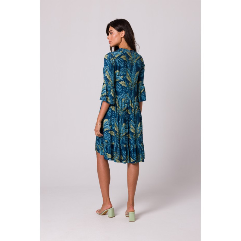 B260 Sukienka z falbanką - model 2