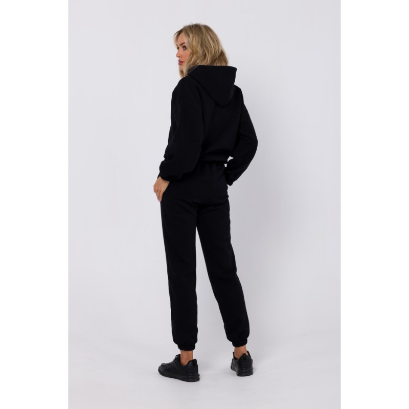 M759 Bluza z kapturem - czarna