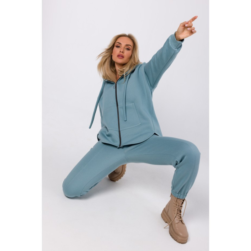 M761 Bluza z kapturem zasuwana na zamek - agawa