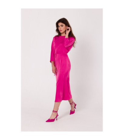 K177 Sukienka typu rybka - różowa